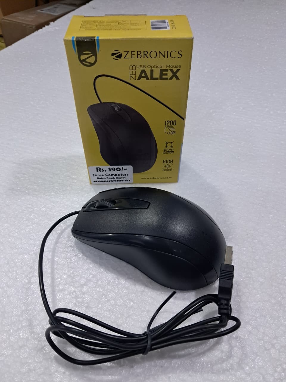 Zebronics Alex Mouse Wired