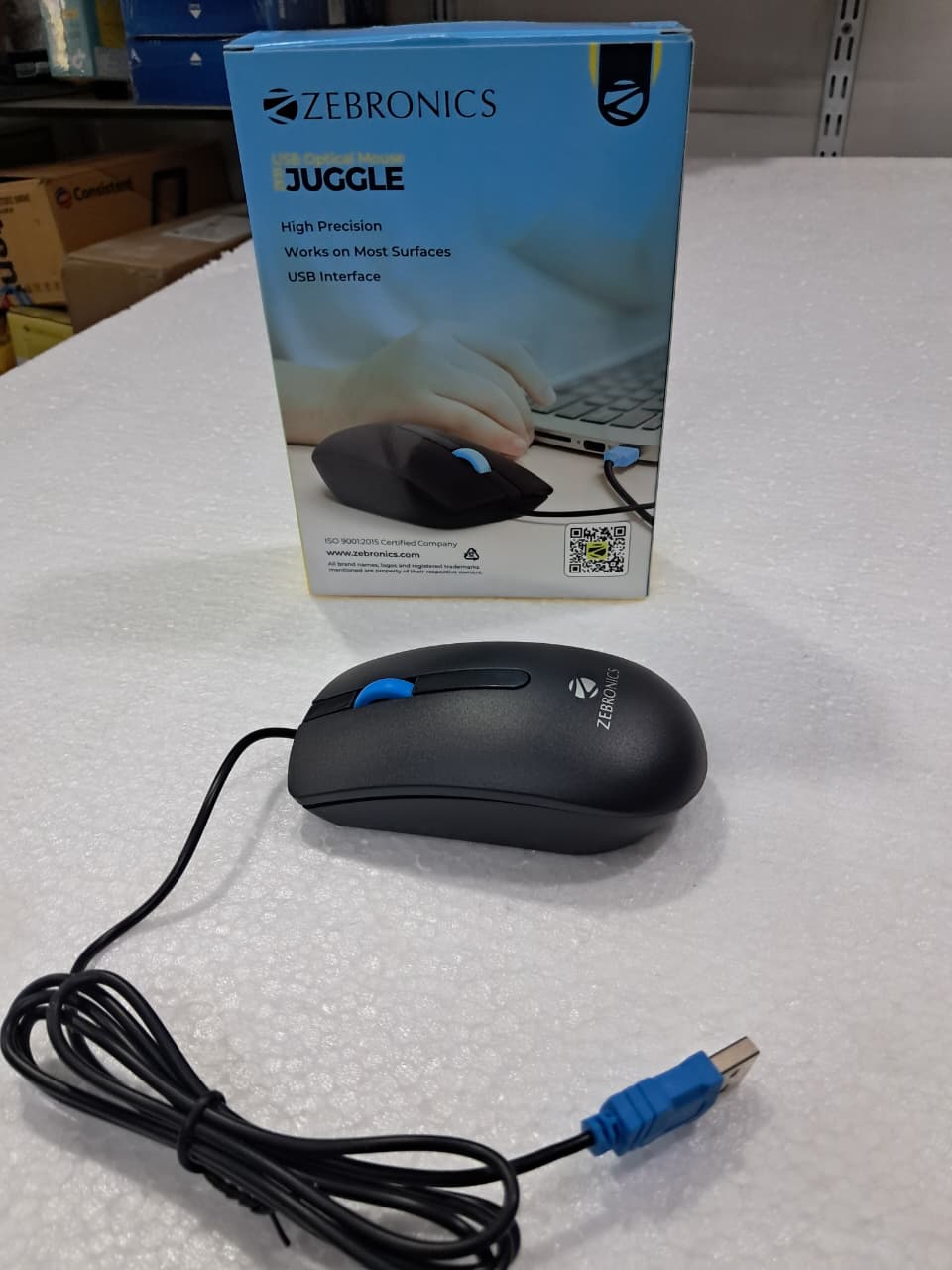 Zebronics Juggle Mouse Wired gallery image