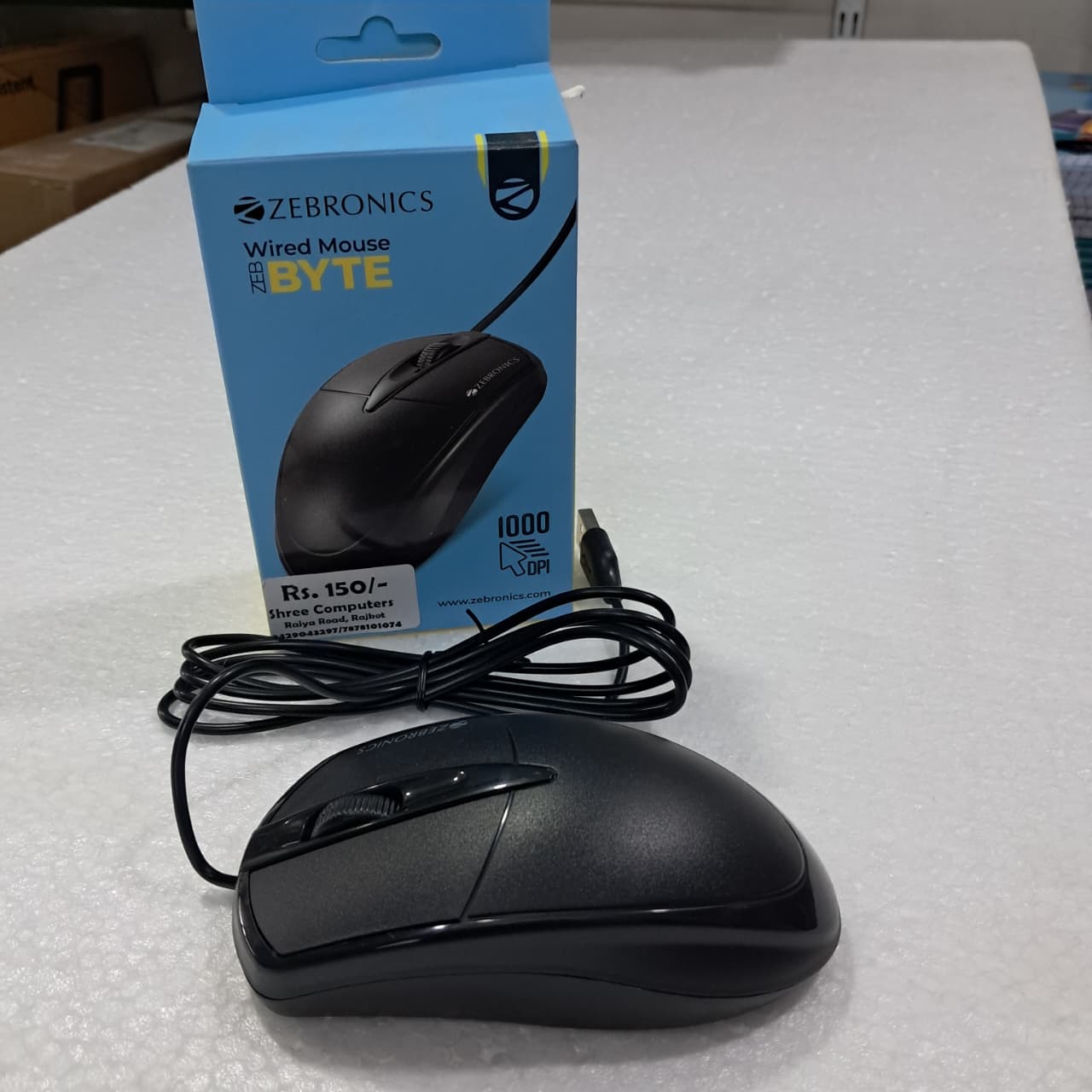 Zebronics Byte Mouse Wired gallery image